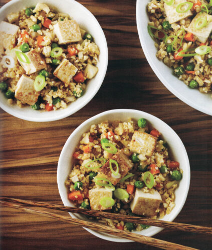 Celebrate the versatility of soy: Tofu fried rice